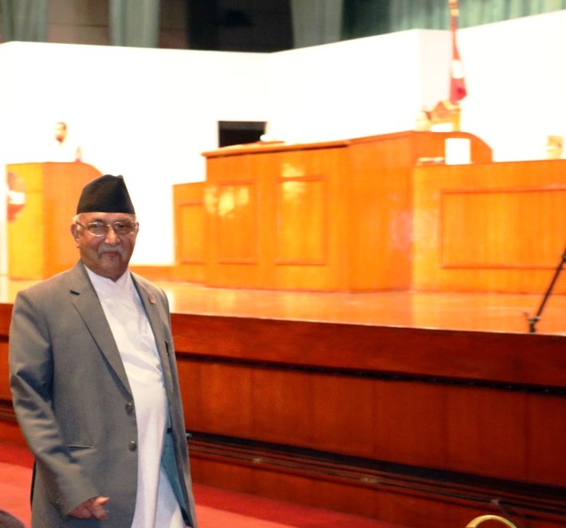 प्रधानमन्त्रीद्वारा राजिनामा