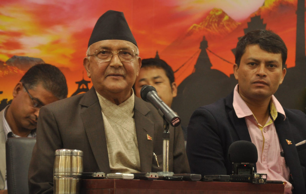 जनचाहना विपरीत सरकार परिवर्तन : अध्यक्ष ओली