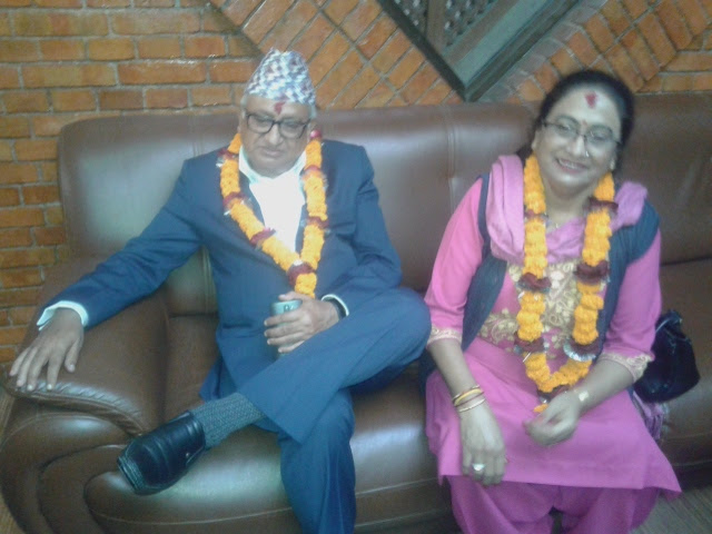 राजदूत उपाध्याय कार्यभार ग्रहण गर्न नयाँ दिल्लीमा