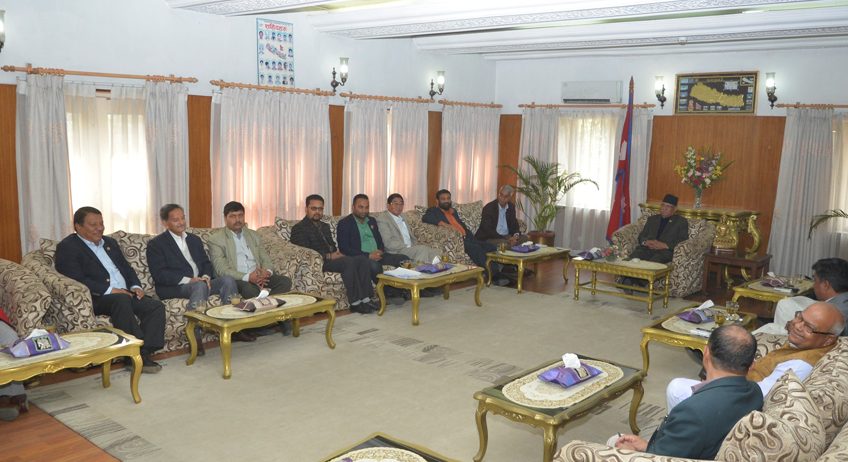 मोर्चाद्वारा प्रधानमन्त्रीलाई पाँचबुँदे ज्ञापनपत्र