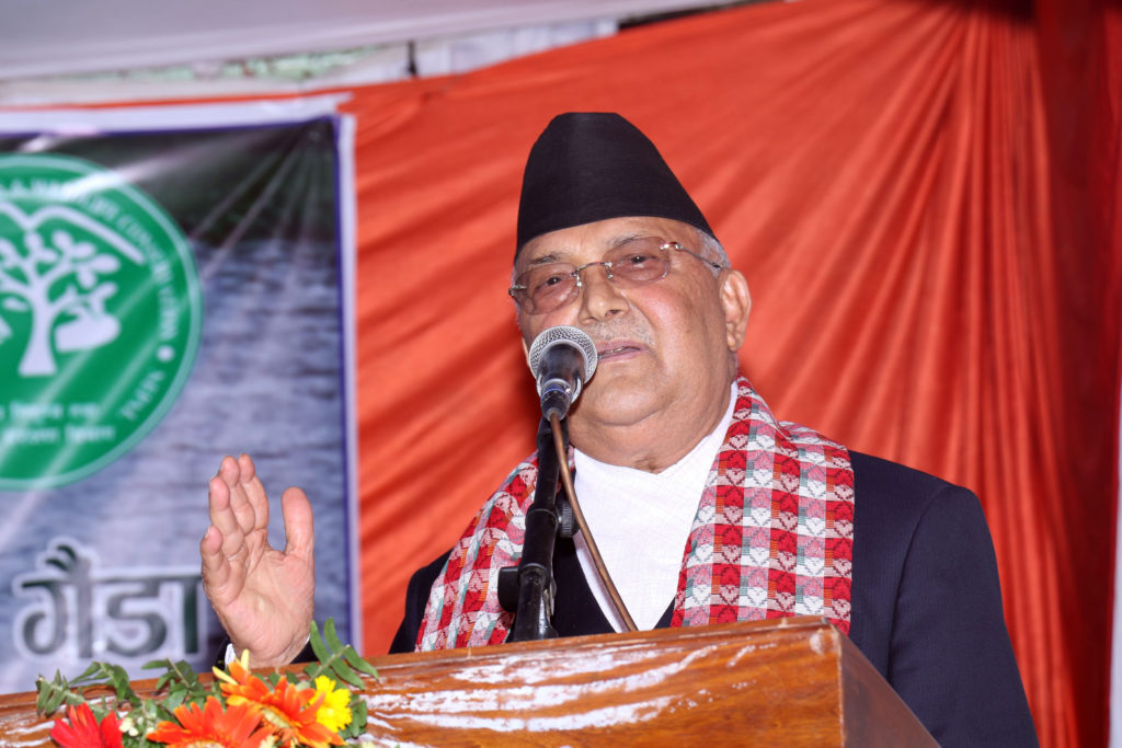 गैंडा उपहारले चीनसँगको सम्बन्ध थप प्रगाढ -प्रधानमन्त्री
