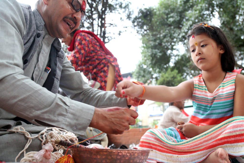 रक्षाबन्धन–जनैपूर्णिमा मनाइँदै