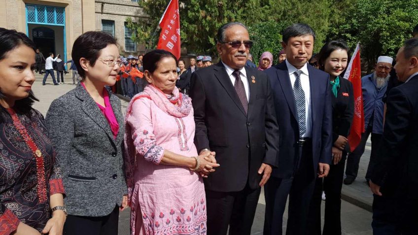 क्रान्तिका ऐतिहासिकस्थलको अवलोकनमा अध्यक्ष दाहाल