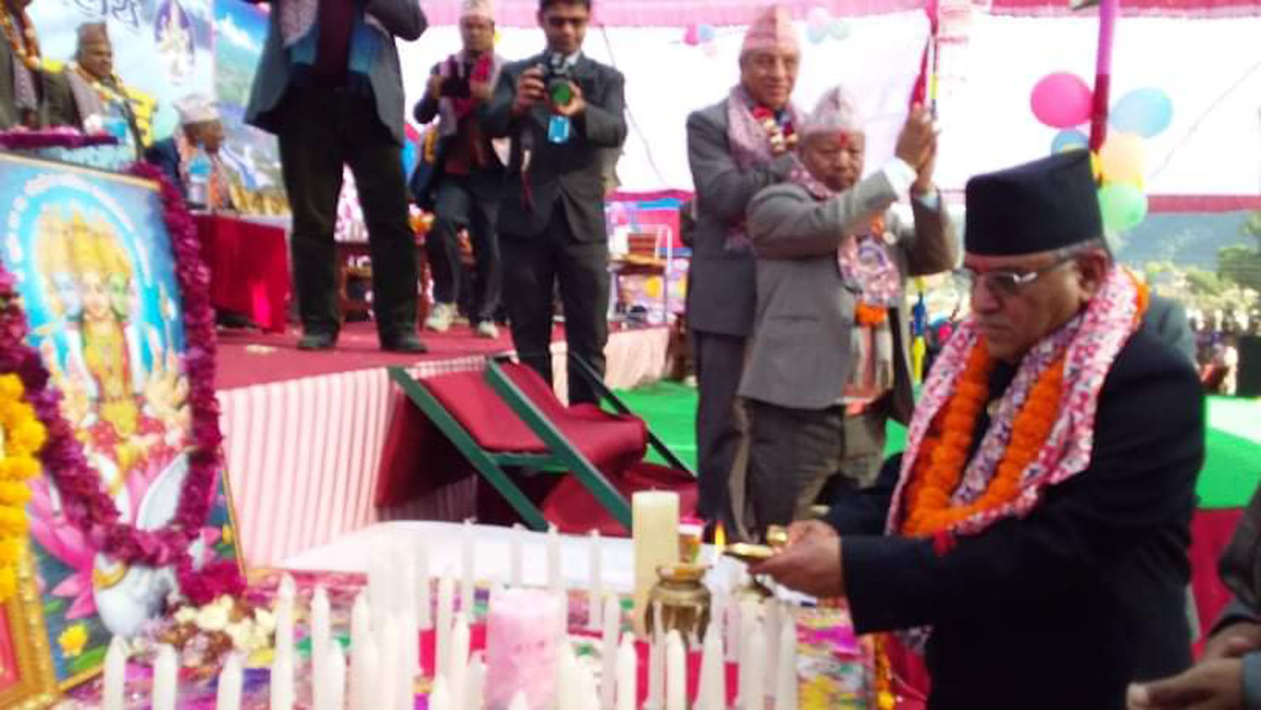 विकास र समृद्धिका लागि राजनीतिक शक्ति एक हुुनुपर्ने -अध्यक्ष प्रचण्ड