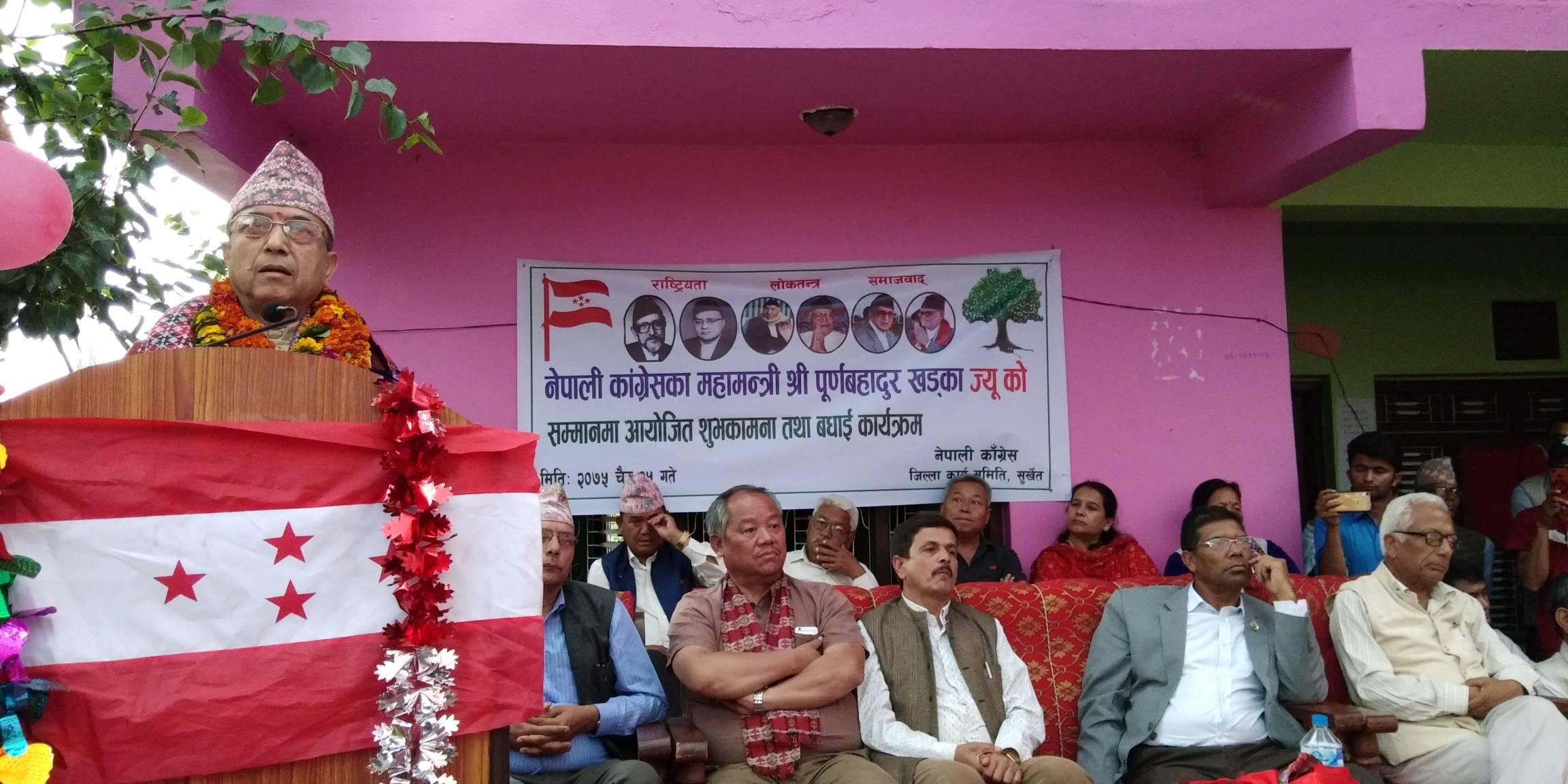 गुटको अभियान हटाउने महामन्त्री खड्काको उद्घोष