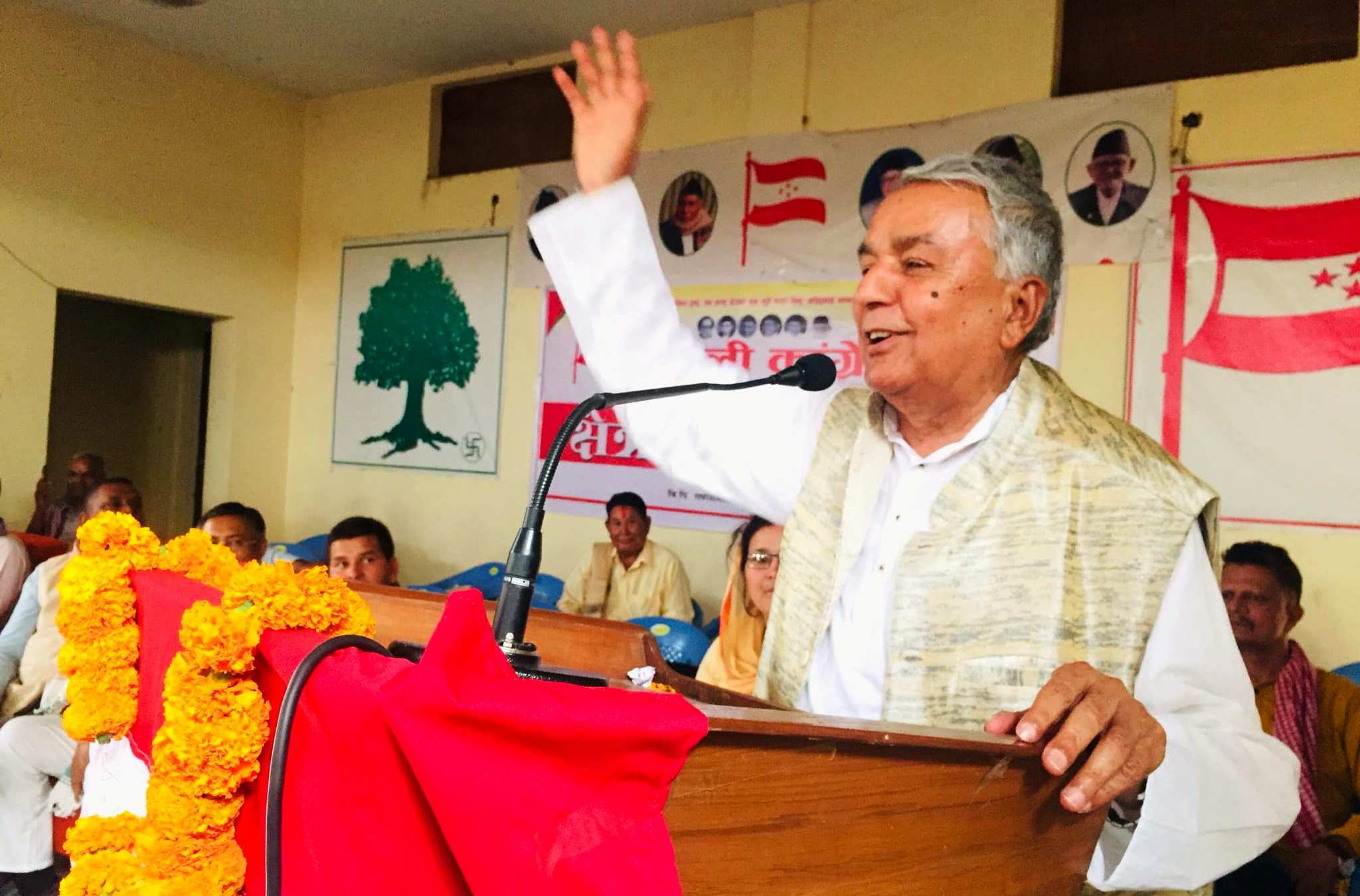कांग्रेस अबको निर्वाचनमा पहिलो पार्टी : वरिष्ठ नेता पौडेल