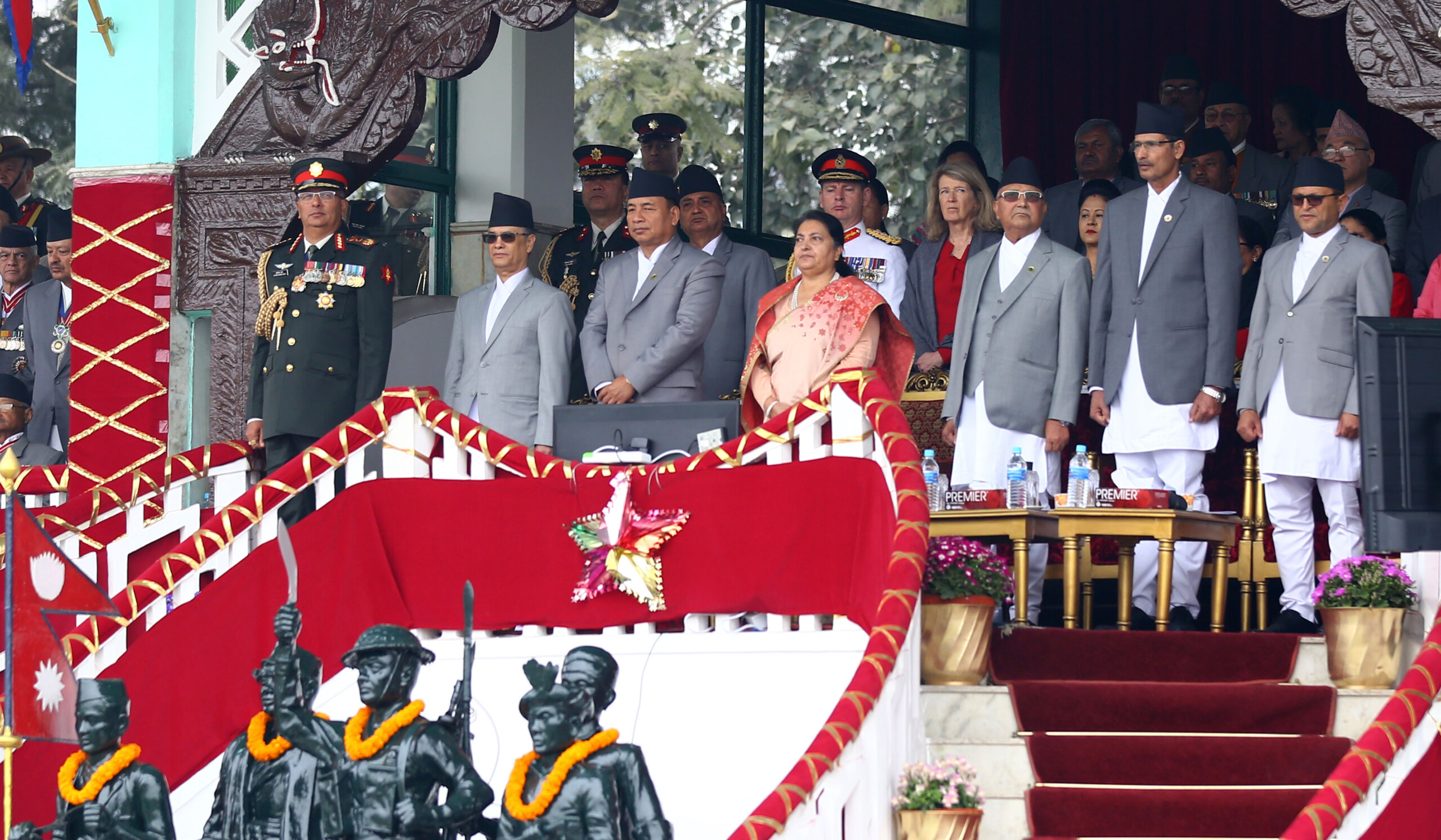 महाशिवरात्रि तथा सेना दिवस-टुँडिखेलमा बढाइँ : समारोहमा राष्ट्रपति सरिक