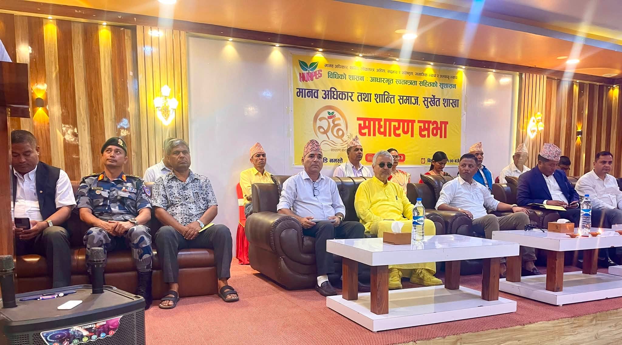 सुशासनका लागि विधिको शासन र आधारभूत स्वतन्त्रताको संरक्षण आवश्यक : मानव अधिकार तथा शान्ति समाज